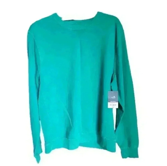 St. John's Bay Crewneck Sweatshirt, Men's Size M, Green - Picture 1 of 3